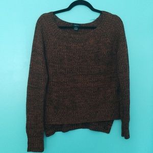 Black brown sweater